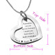 Personalised Love Forever Necklace - sterling Silver