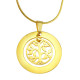 Personalised My Family Tree Necklace - 18ct Gold Plated