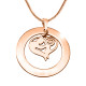 Personalised Mothers Love Necklace - 18ct Rose Gold Plated