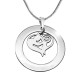 Personalised Mothers Love Necklace - Sterling Silver