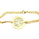Personalised My Tree Bracelet - 18ct Gold Plated