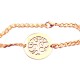 Personalised My Tree Bracelet - 18ct Rose Gold Plated