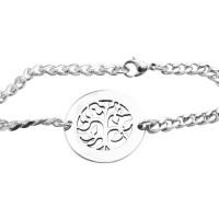 Personalised My Tree Bracelet/Anklet - Sterling Silver