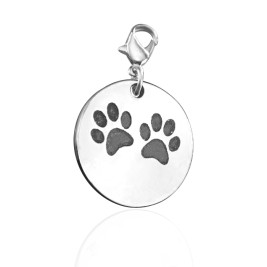 Personalised Paw Prints Charm