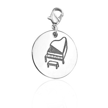 Personalised Piano Charm