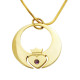 Personalised Queen of My Heart Necklace - 18ct Gold Plated