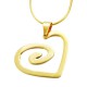 Personalised Swirls of My Heart Necklace - 18ct Gold Plated