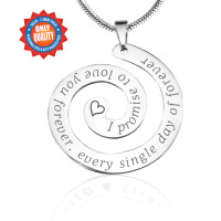 Personalised Promise Swirl - Sterling Silver *Limited Edition