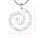 Personalised Promise Swirl - Sterling Silver *Limited Edition