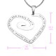 Personalised Love Heart Necklace - Sterling Silver *Limited Edition