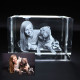 Rectangular Crystal With 2D/3D Photo Engraved