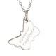 Butterfly Hand Foot Print Necklace