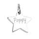 925 Sterling Silver Handprint / Footprint Star Necklace