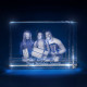 Rectangular Crystal With 2D/3D Photo Engraved