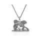 Personalized Pet Photo 925 Sterling Silver Necklace (Engraved Back)