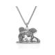 Personalized Pet Photo 925 Sterling Silver Necklace (Engraved Back)