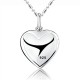 Personalised Engravable Photo Locket Pendant Necklace Sterling Silver