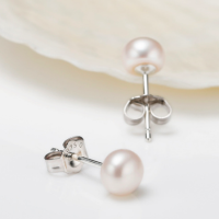 Freshwater Pearl Ear Studs Sterling Silver