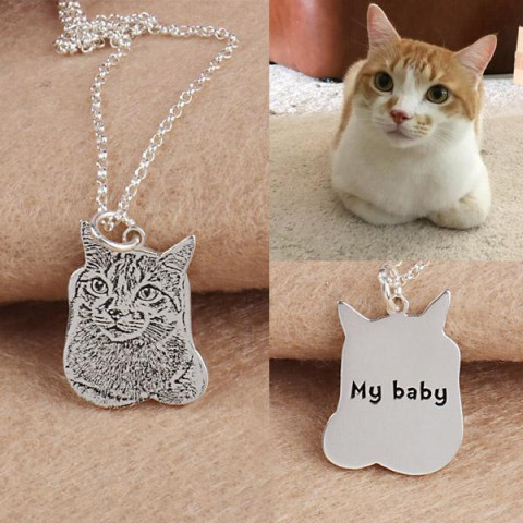 Personalised Pet Portrait Necklace – United Bracelets