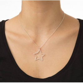 Cute Star Name Necklace Personalised New Design