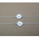 Sterling Silver Dainty Sunflower Bracelet Unique Sunflower Jewellery