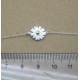 Sterling Silver Dainty Sunflower Bracelet Unique Sunflower Jewellery