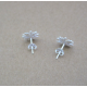 Sterling Silver Dainty Sunflower Earring Unique Sunflower Jewellery