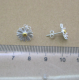 Sterling Silver Dainty Sunflower Earring Unique Sunflower Jewellery
