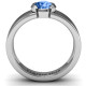  Spectacular Sophie  Bezel Set Round Stone Ring