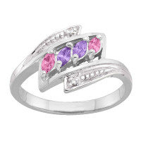 2-6 Marquise and Accents Ring