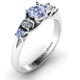 5-Stone Graduated Ring