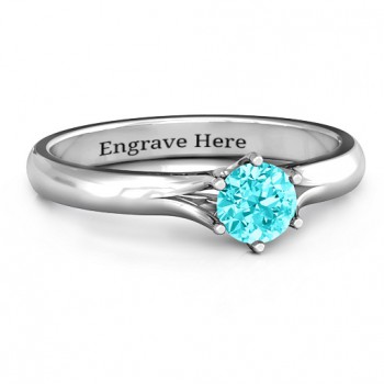 6 Prong Solitaire Ring
