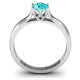 6 Prong Solitaire Ring