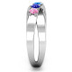 Across My Heart 4-Stone Ring