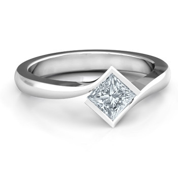 Alexandra Princess Cut Ring