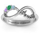 Aunt's Infinite Love Ring with Stones