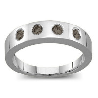 Belt Ring with 2-6 Round Stones