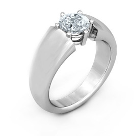 Bold Devotion Solitaire Ring