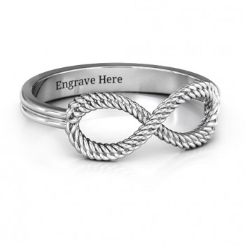 Braided Infinity Ring