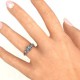 Braided Shank Ring with Trillian Accents