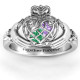 Caged Hearts Celtic Claddagh Ring