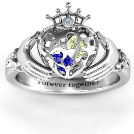 Caged Hearts Claddagh Ring