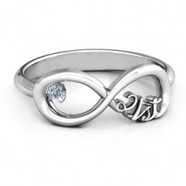 Celebrate 21 Infinity Ring