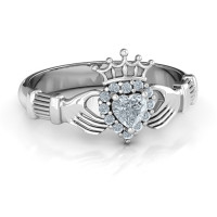 Claddagh with Halo Ring