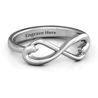 Classic Hearts Infinity Ring