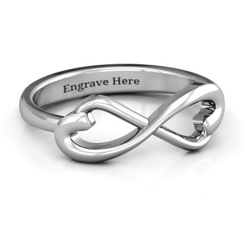 Classic Hearts Infinity Ring