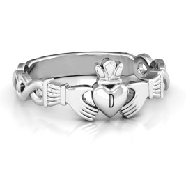 Classic Infinity Claddagh Ring