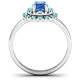 Cleopatra Double Halo Ring