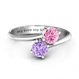 Destined For Love Double Gemstone Ring