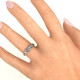 Double stone Karma Ring with Accents